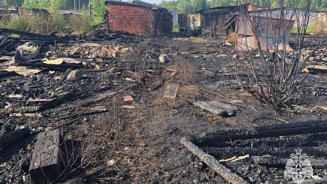 Ветер и запоздалый вызов: в Ижевске огонь уничтожил 15 строений в ГСК «Чайка» Днём 31 мая на территории гаражного кооператива...
