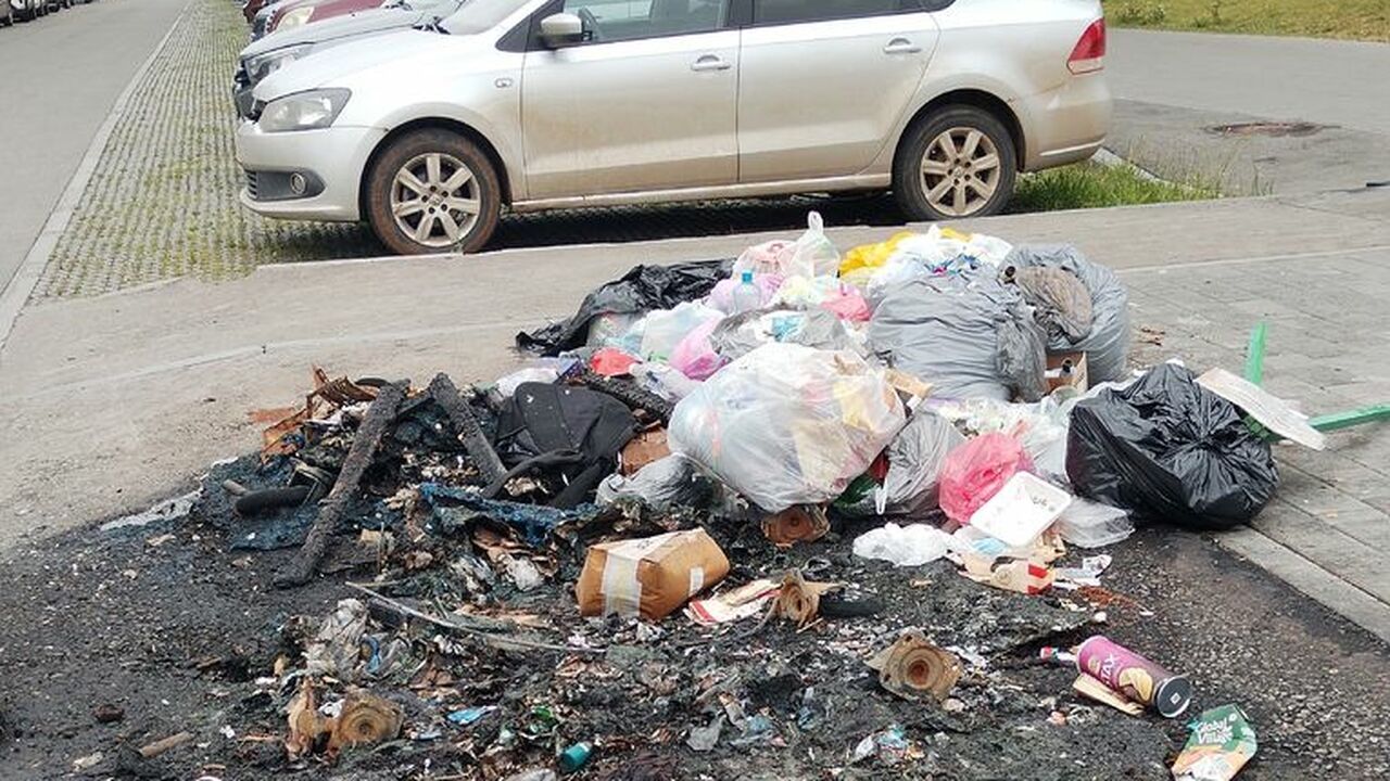 В Ижевске напротив дома №22 на улице Архитектор...