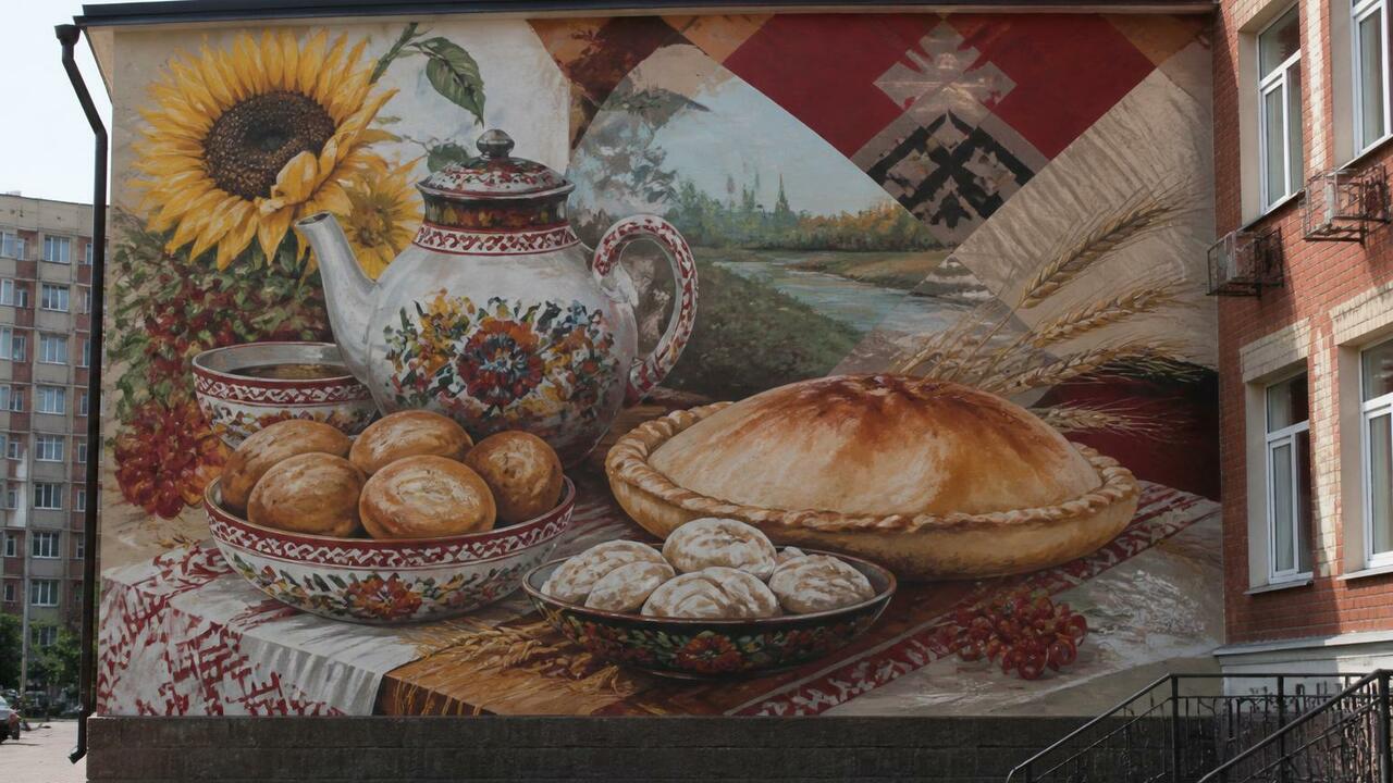 В Ижевске на здании техникума индустрии питания...