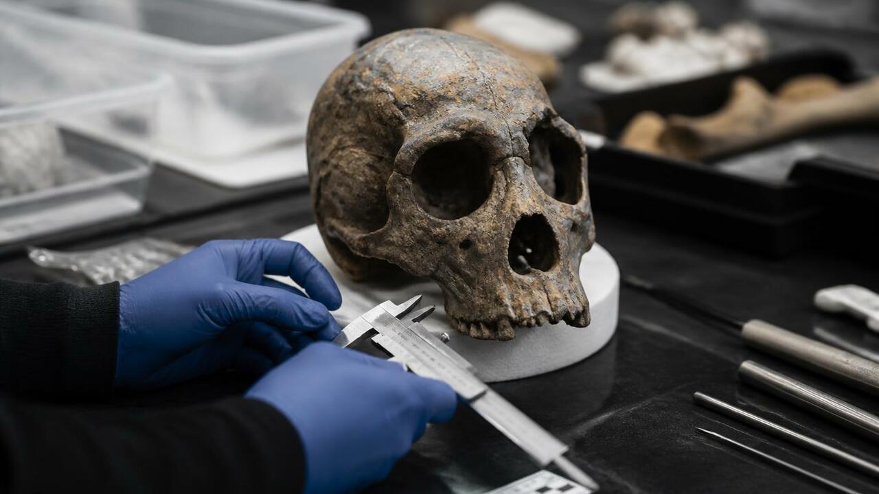 Учёные: череп Homo antecessor из Атапуэрки близок к современным людям Череп Homo antecessor из Атапуэрки, возрастом 8...
