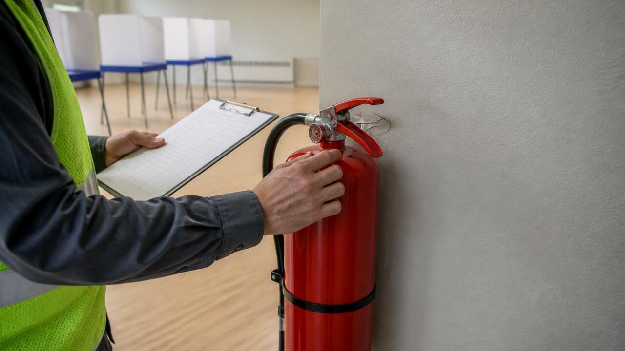 В Удмуртии проверяют пожарную безопасность избирательных участков В Удмуртии специалисты МЧС проверяют пожарную б...