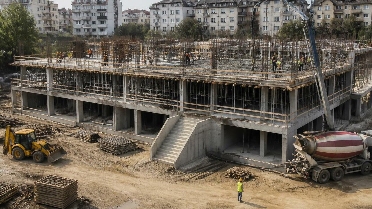 Возобновление строительства школы в Ижевске пос...
