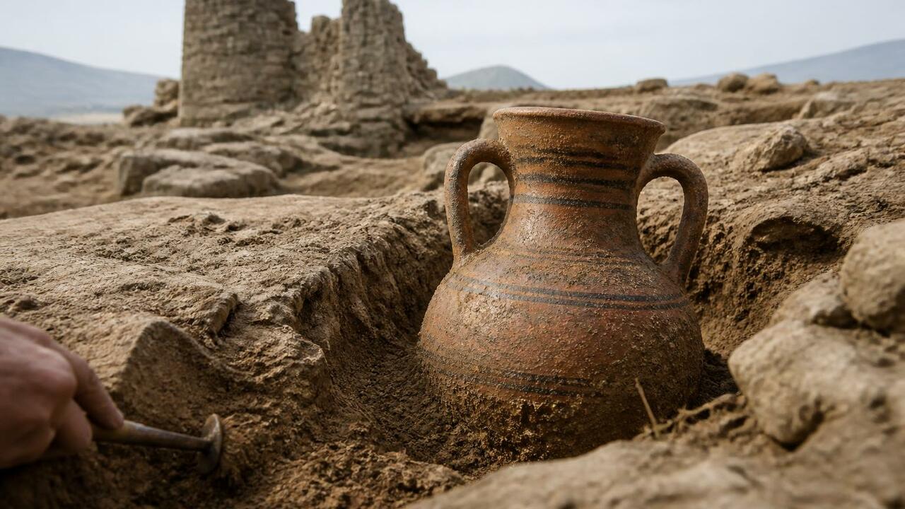 В Деултуме (Болгария) археологи нашли скелет ри...