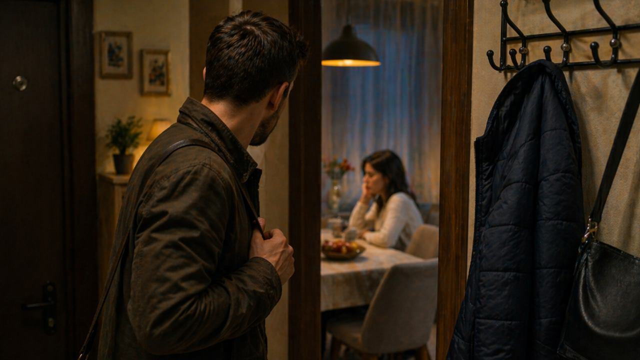 Он вернулся поздно, как и всегда. Усталый, разд...