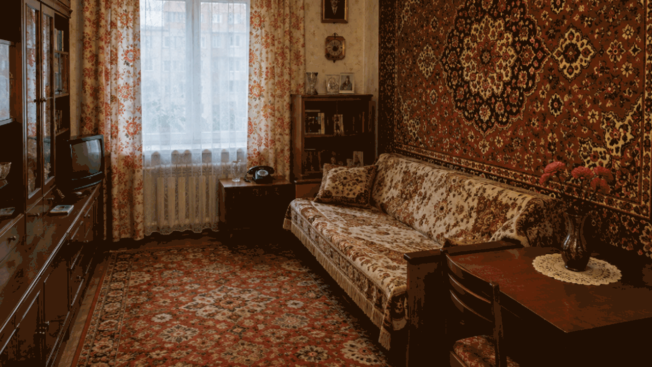 Почему в СССР ковры вешали на стены и какую пра...