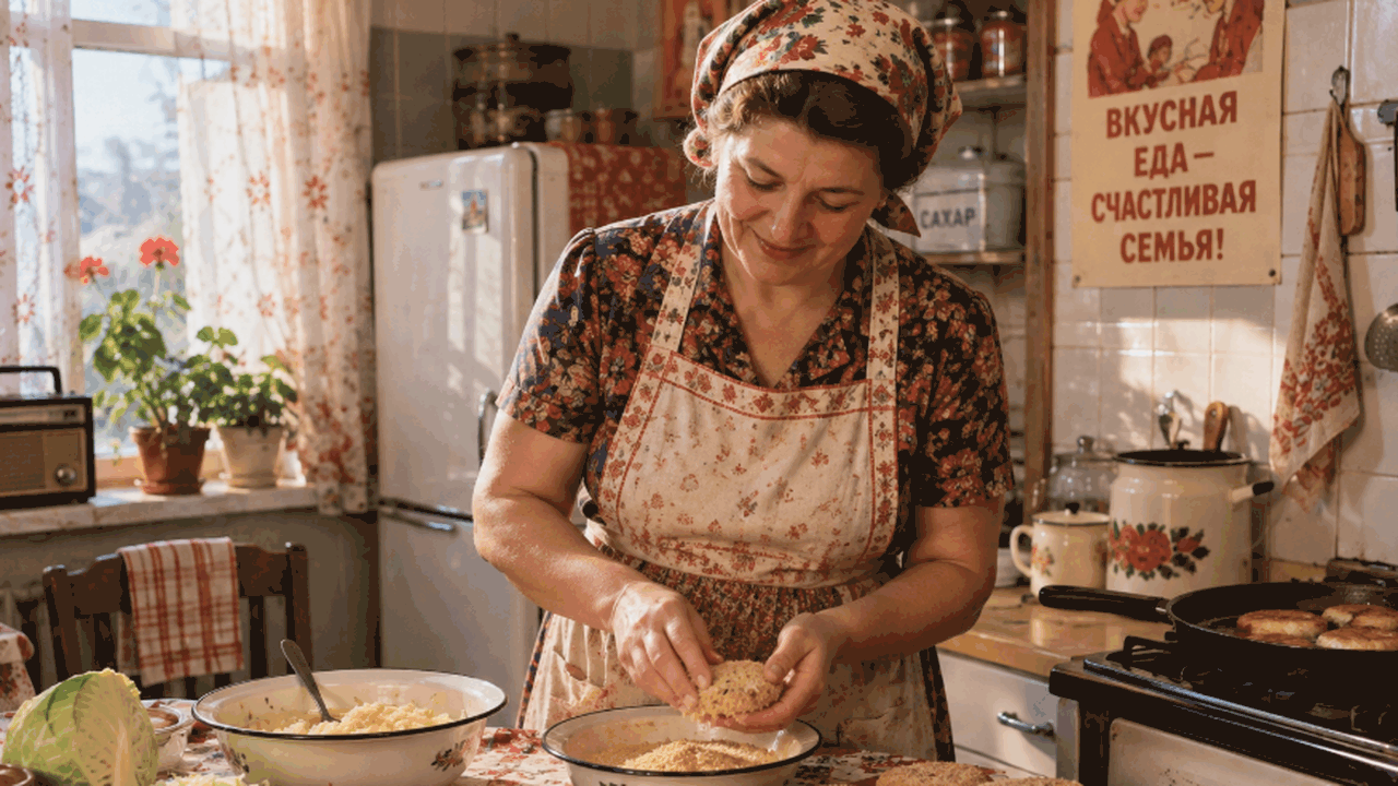 Вчерашние макароны советские хозяйки не спешили...