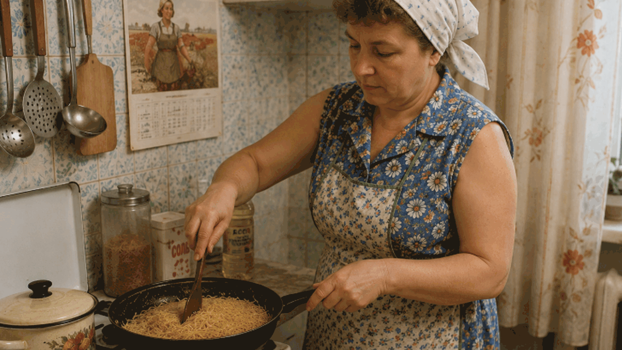 Зачем сухую вермишель сначала обжаривали на ско...