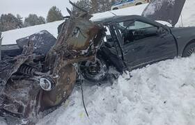 В Удмуртии водитель «Лады Гранты» вылетел на вс...